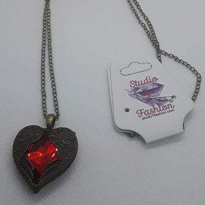 Guardian Angel Heart Necklace